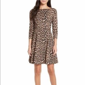 Kate Spade Run Wild Leopard Ponte Dress